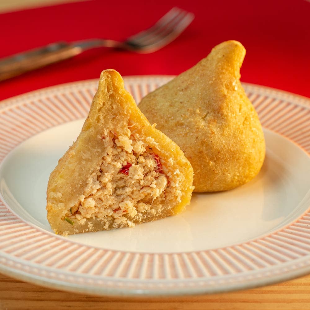 Coxinha de Batata Doce com Frango