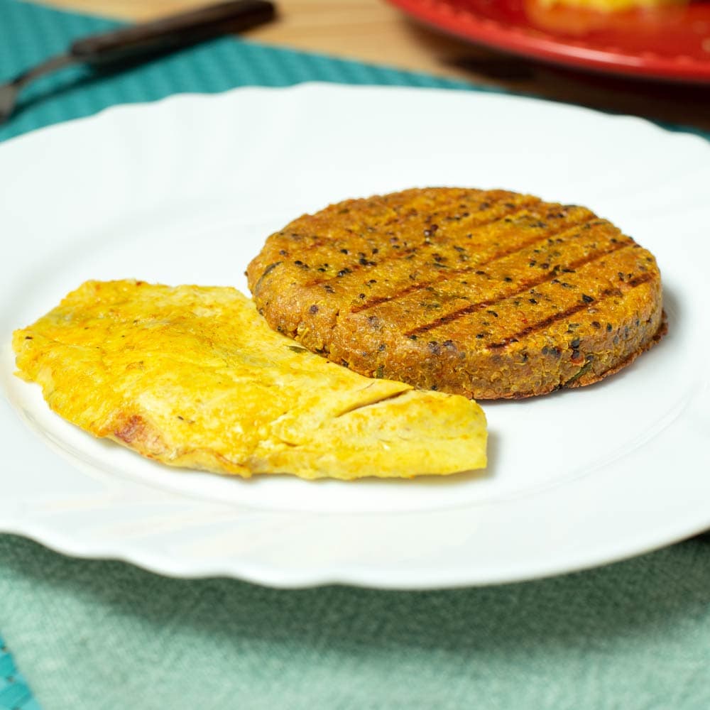 Saint Peter com Hamburguer de Quinoa
