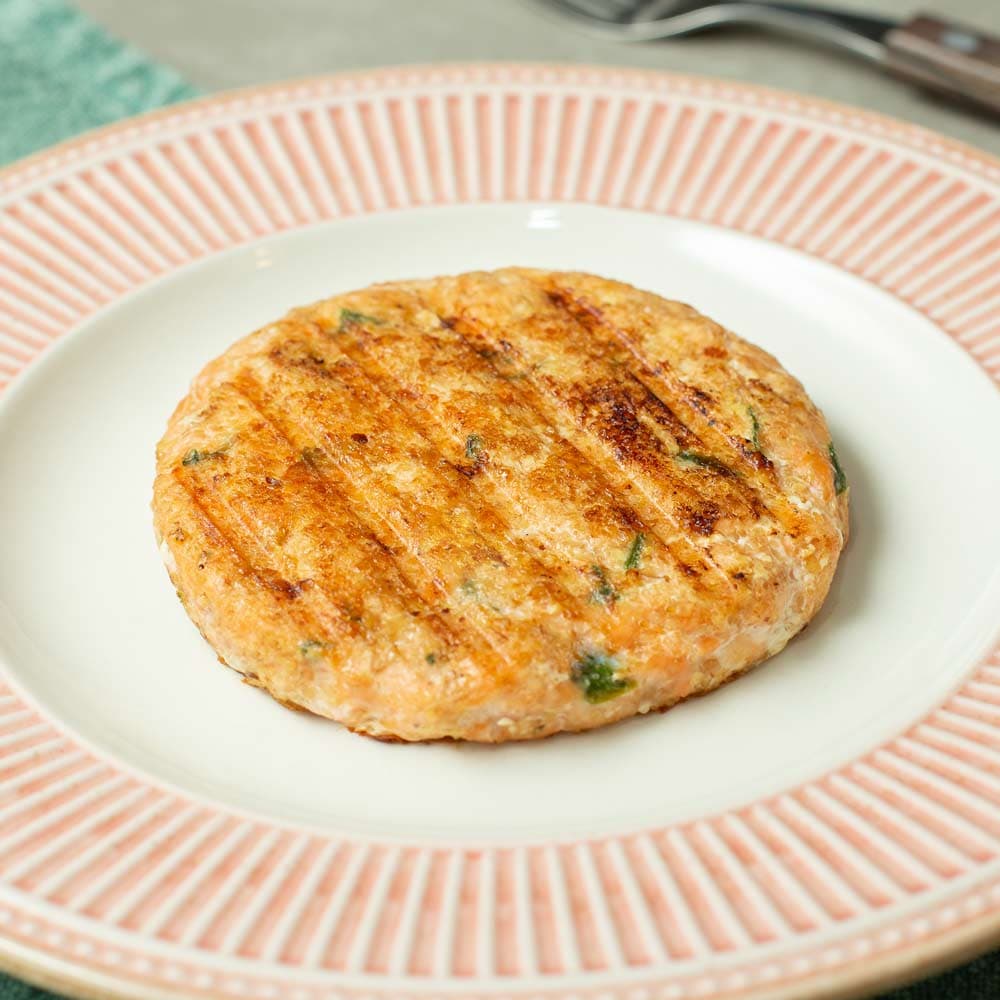 Hambúrguer Funcional de Salmão