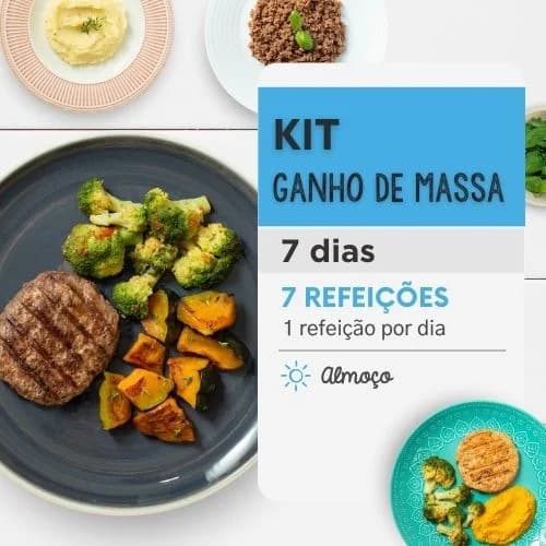 Kit Ganho de Massa 7 Dias - Marmitas Fitness - Da Mamãe Fitness