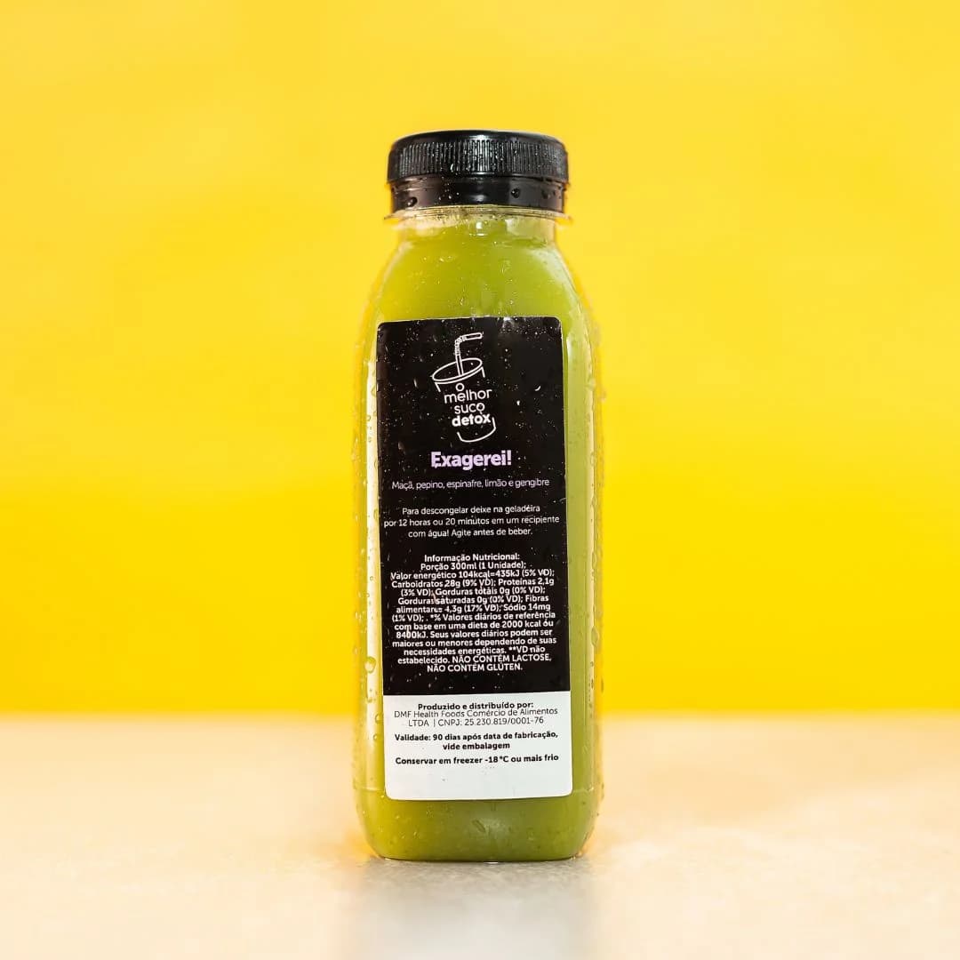 Suco Detox Exagerei!