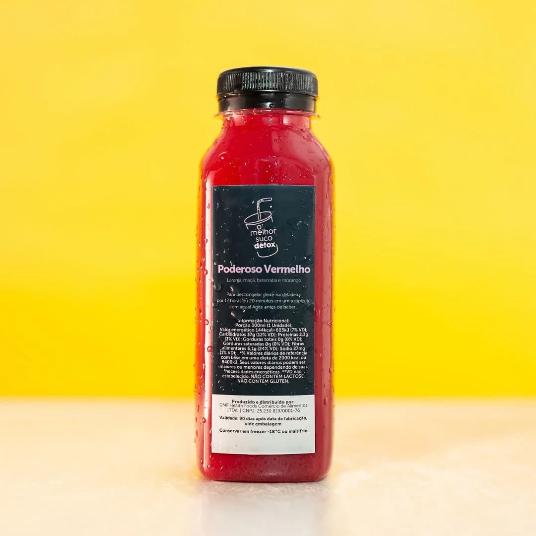 Suco Detox Poderoso Vermelho