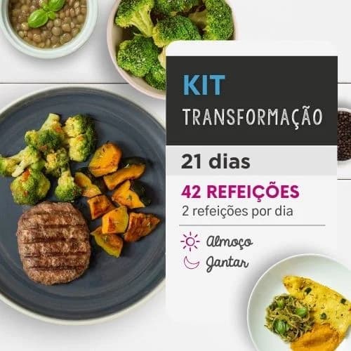 Kit Transformação 21 Dias Almoço e Jantar