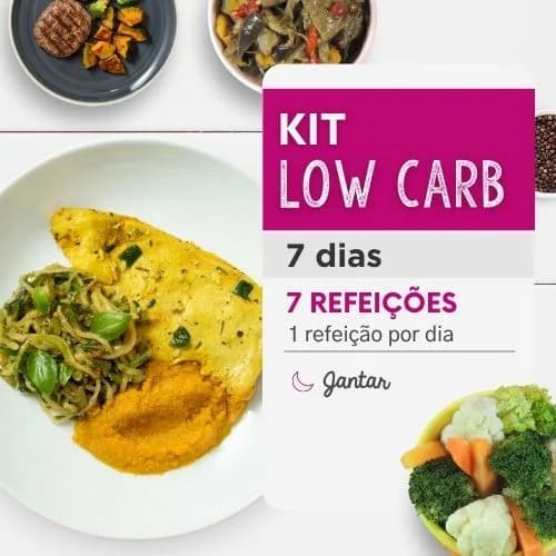 Kit Low Carb 7 dias - Marmitas Fitness - Da Mamãe Fitness