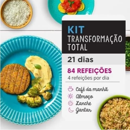 Kit Seca Tudo 21 Dias | 4 refeições por dia